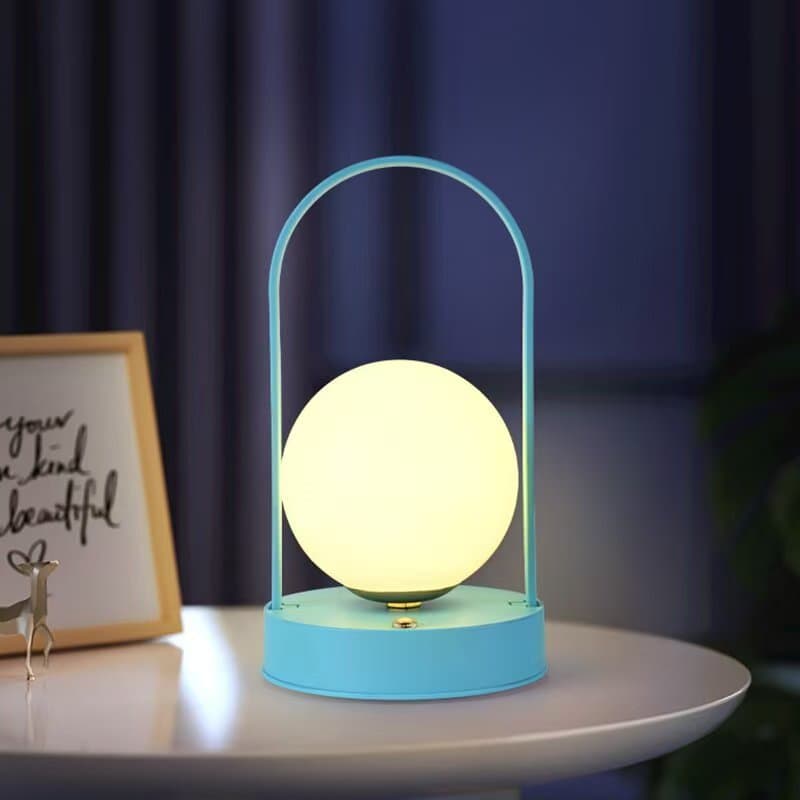 Portable LED Camping Lamp – Nordic Bedside & Outdoor Night Light