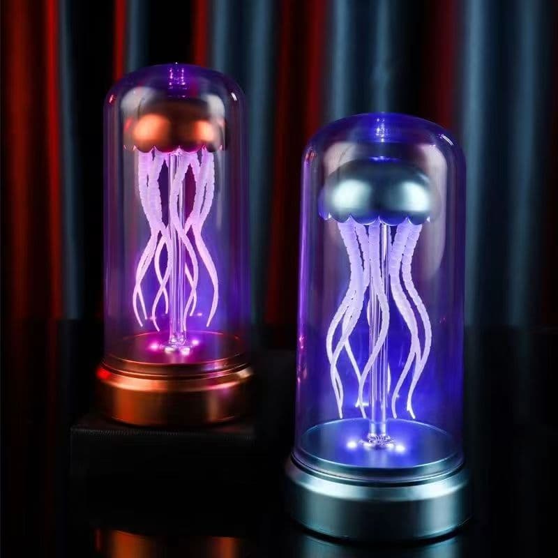 Mechanical Jellyfish Music Box – RGB LED Dancing Night Light & Decorative Lamp