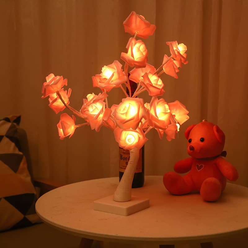 LED Pearl Tree Lamp – Glowing Decorative Light for Christmas, Party & Home Decor