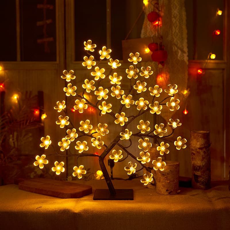ndoor/Outdoor Solar Firefly Lights – Decorative Garden String Fairy Lights & Tree Lamps